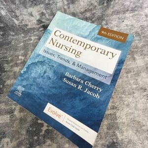 Contemporary Nursing Issues Trends Management 9th Ed Cherry Jacob Elsevier Book